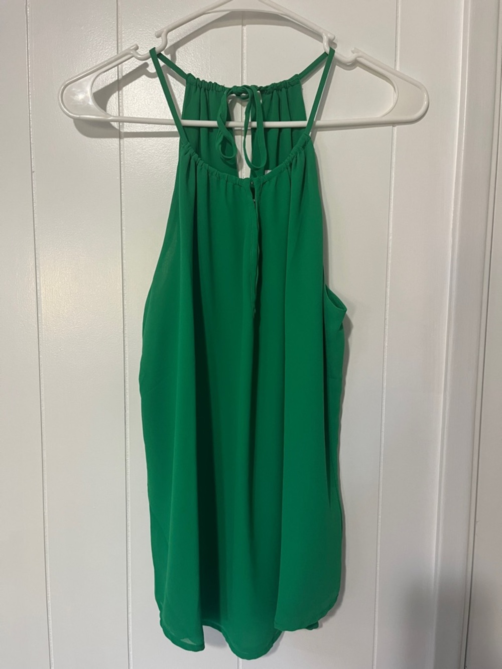 Naked Zebra Emerald Green Halter Camisole